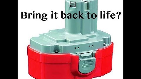Can you regenerate a dead power tool battery?