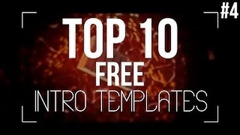 TOP 10 Blender Intro Templates #4 + Free Download