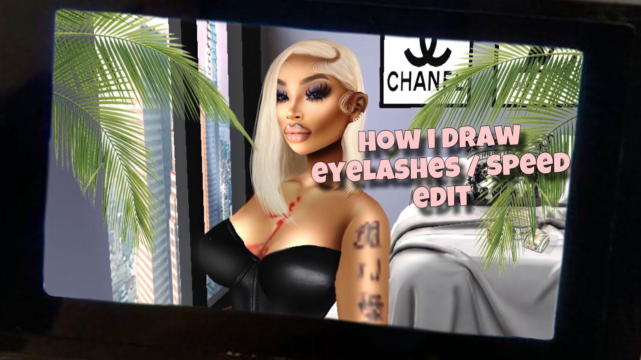 Imvu|how I do eyelashes/ speed edit   