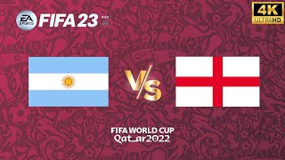 FIFA 23 - Argentina vs England | Messi vs Kane | FIFA World Cup Final Match [4K60] by FIFA SG 411 views 13 days ago 24 minutes