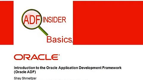 Introduction to Oracle ADF