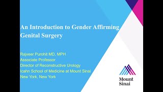 Gender Affirmation Surgery - EMPIRE Urology Lecture Series screenshot 5