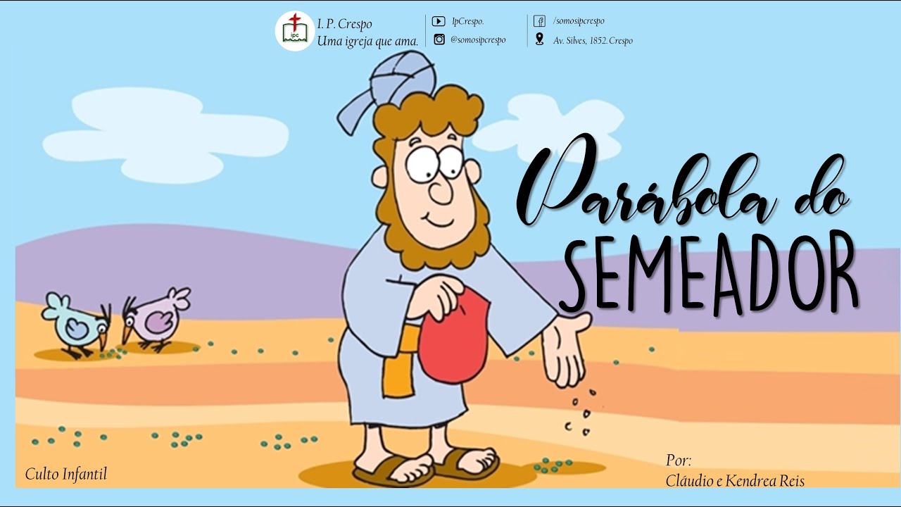Culto Infantil (31/05) - A Parábola do Semeador - YouTube