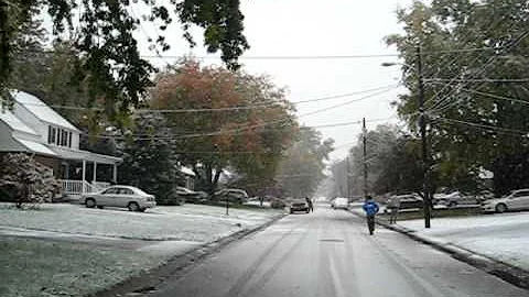 Snow in October