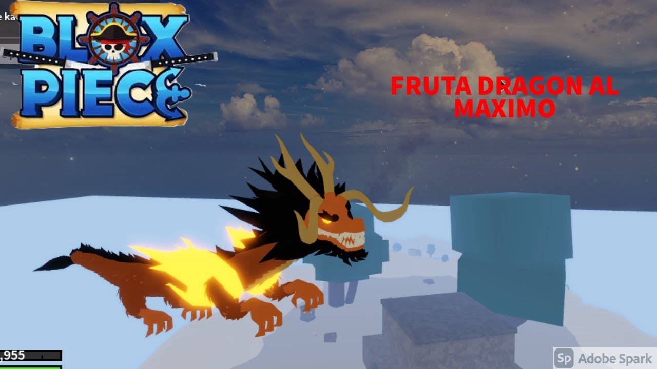 Cuando te sale la fruta dragon en BLOX FRUITS 