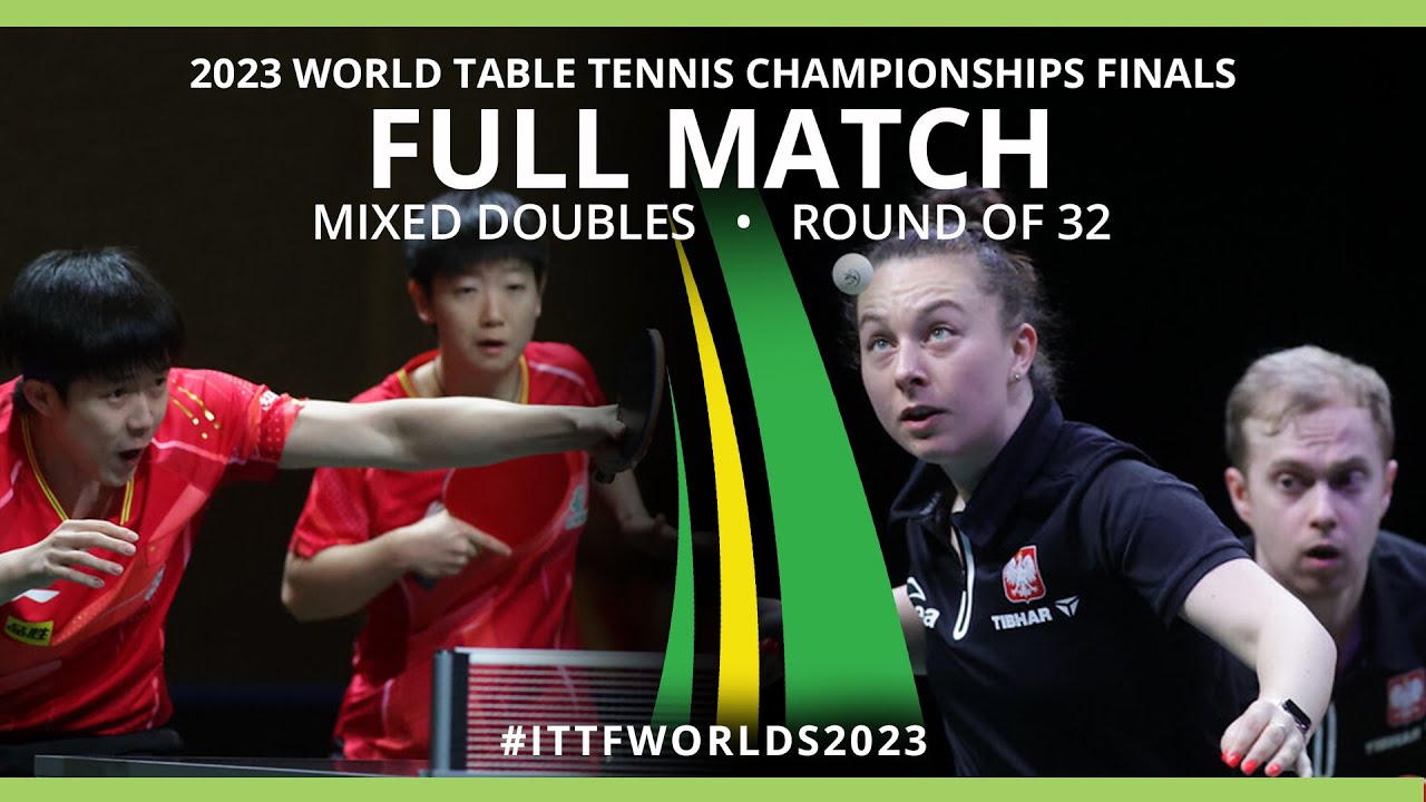 FULL MATCH WANG / SUN vs BADOWSKI / BAJOR XD R32 #ITTFWorlds2023