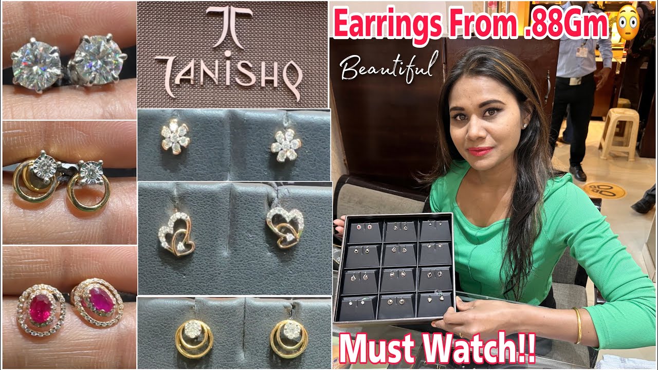 Thumb Image - Tanishq Gold Earrings Designs With Price In India, HD Png  Download , Transparent Png Image - PNGitem