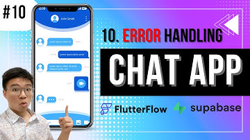 NoCode Chat App with FlutterFlow and Supabase (Part 10)