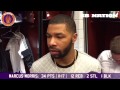 Suns vs Jazz Marcus Morris Post Game 2.6.15