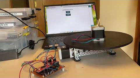 ESP8266 Controlled Turntable