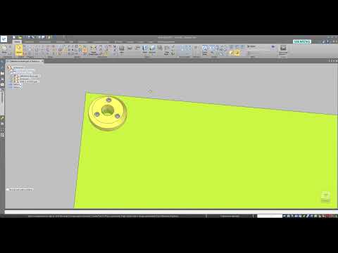 Solid Edge - rotating hole around its axis