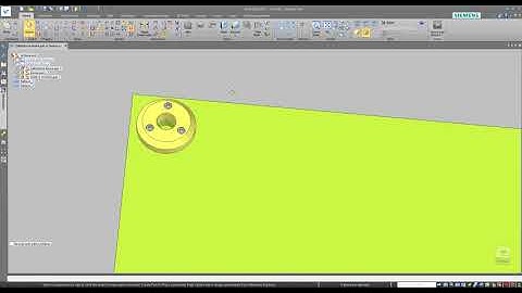 Solid Edge - rotating hole around its axis