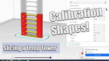 How to Slice a Temp tower - 3d Printer Calibration with Cura and the calibration extension