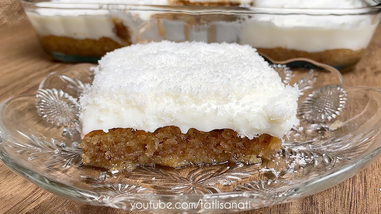 DÜNYANIN EN GÜZEL KIBRIS TATLISI TARİFİ 🏆 Evde En Kolay En Ekonomik KIBRIS TATLISI