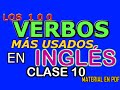 LOS 100 VERBOS MÁS USADOS DEL INGLÉS