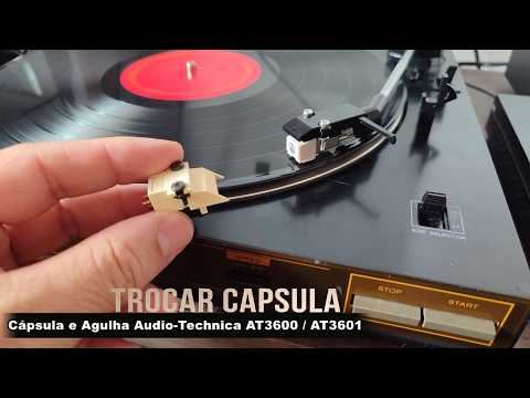 TROCAR Cápsula +   Agulha da Audio-Technica AT3600 / AT3601