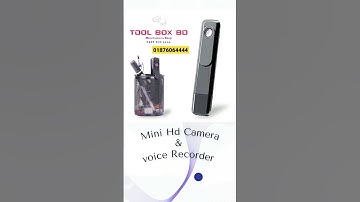 Mini HD Camera Voice Recorder @ToolBoxBD007