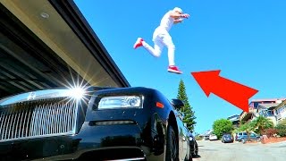 I JUMPED OVER A ROLLS ROYCE!!!