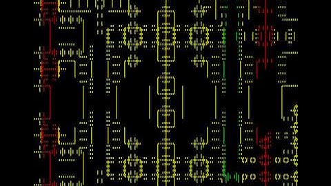 ALIEN RADIO — 256b ZX Spectrum tiny intro by ruguevara, русская версия
