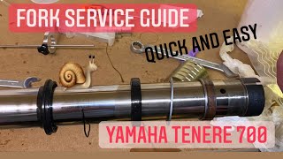 видео: Замена сальника вилки - Yamaha Tenere 700 - картинка: Замена сальника вилки - Yamaha Tenere 700 -