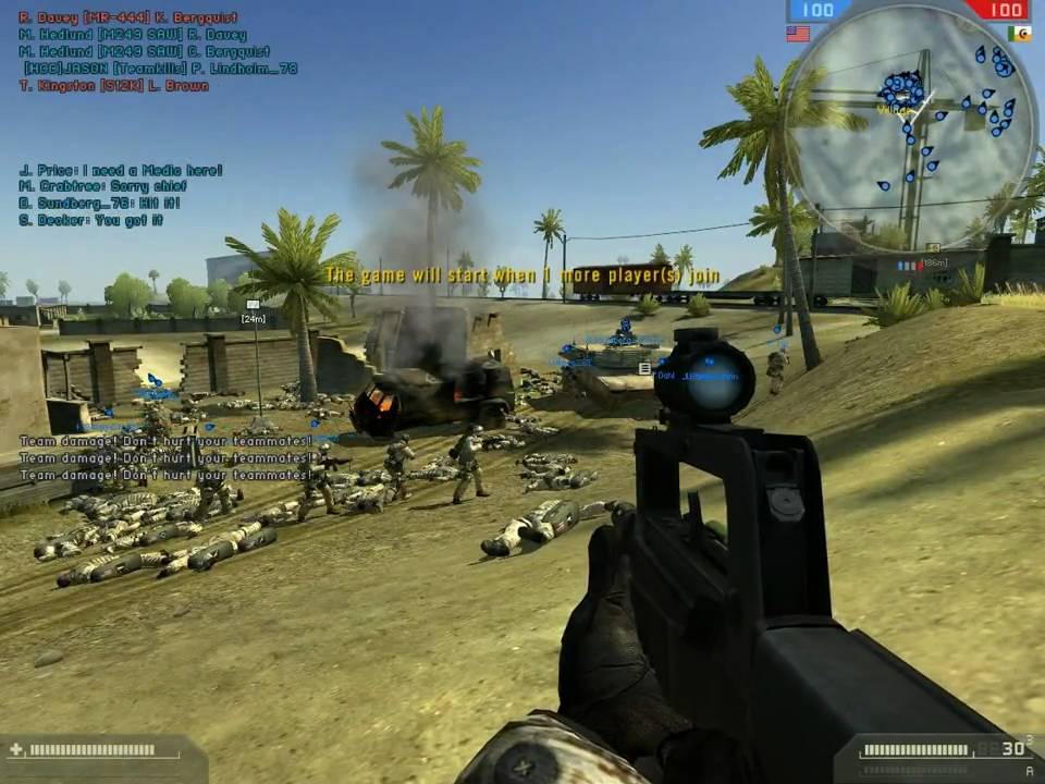 Battlefield 2: 200 bots (185 on US Army) by ManinCombat - 