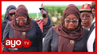 LIVE: RAIS SAMIA ALIVYOWASILI KWENYE MAZISHI YA HAYATI MAGUFULI