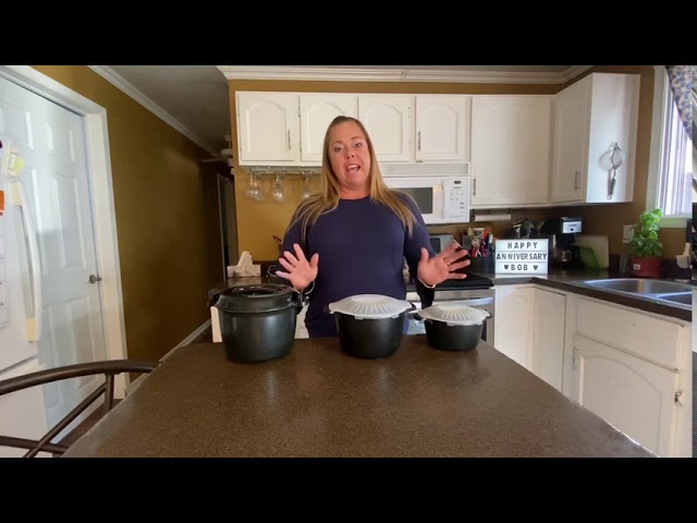 The Pampered Chef Purple Steamers