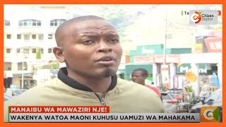 Wakaazi wa Taita Taveta watoa hisia zao baada ya mahakama kubatilisha uteuzi wa manaibu wa mawaziri