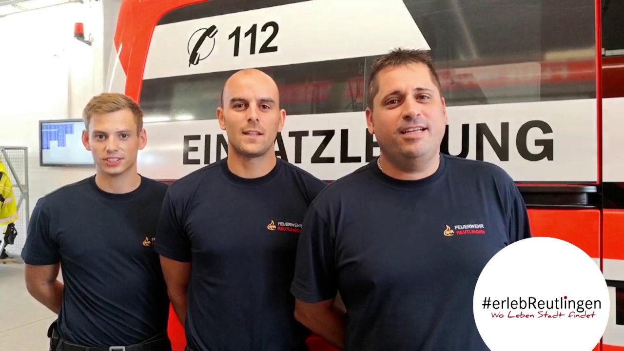 Feuerwehr Reutlingen - #erlebReutlingen - YouTube