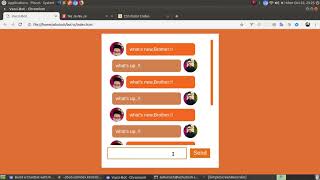 Front-end for a react chatbot