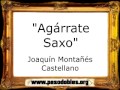 Agárrate Saxo - Joaquín Montañés Castellano [Pasodoble]