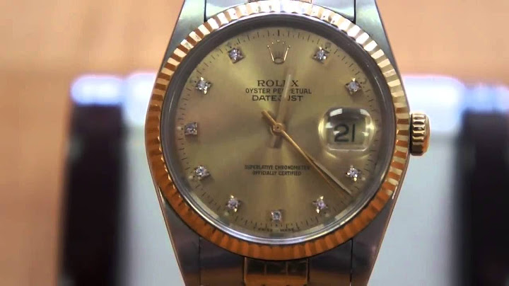 Rolex Oyster Perpetual Datejust 16233   Movement of Seconds Hand