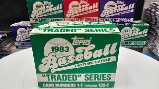 1983 Topps Traded Baseball card set #gemcardshow