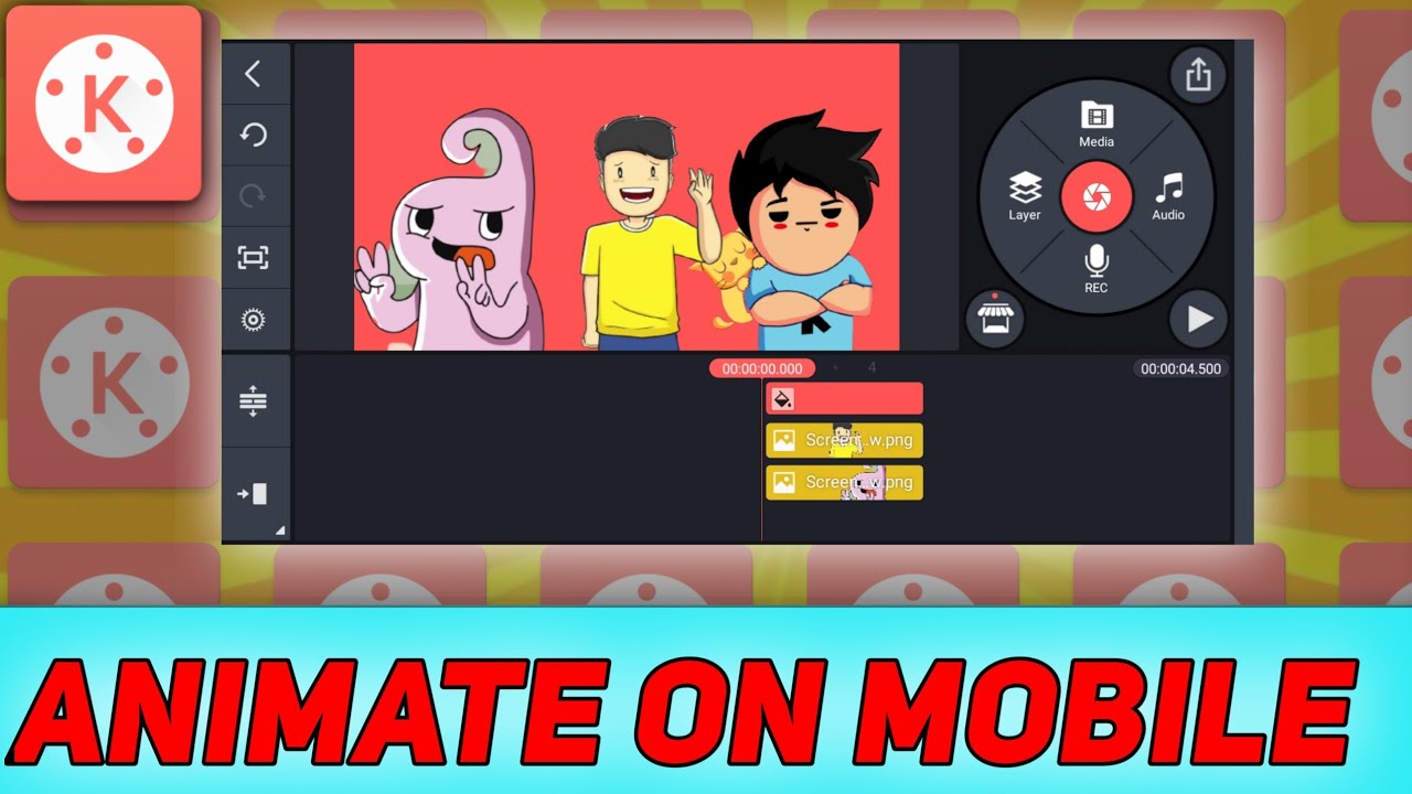 How to animate on mobile like KirtiChow , Rg Bucket List how to