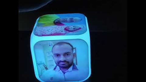 Customized photo printed digital clock,