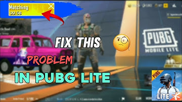 pubg mobile lite matching problem solve🔥| fix matching problem in pubg lite