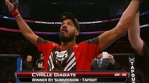 UFC154 Cyrille Snake Diabaté