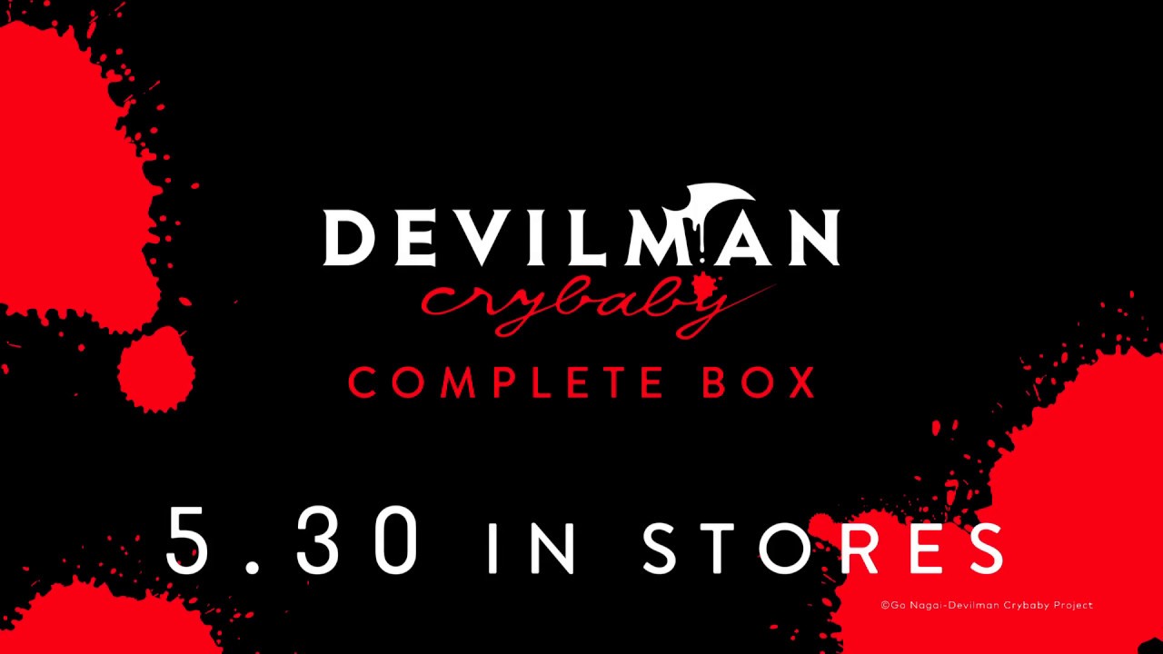 DEVILMAN crybaby COMPLETE BOX