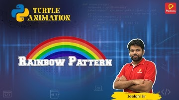 How to make Rainbow Pattern | Python Turtle Program | Practically