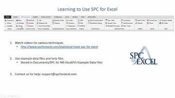 Learning to Use SPC for Excel