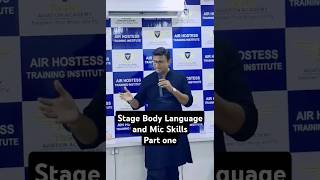 Stage Body Language & Mic Skills #youtubeshorts #bodylanguage #micskills #shorts #reels
