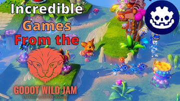 Incredible Godot Games from the Wild Jam!