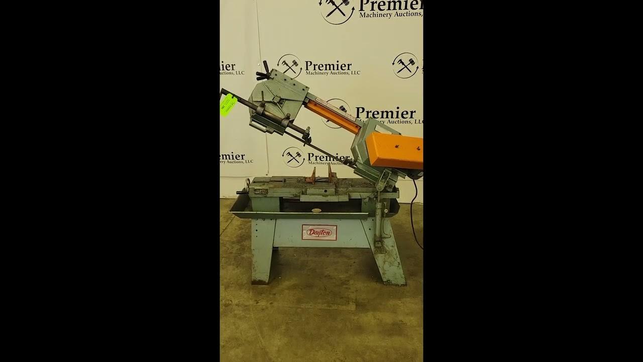 Dayton Model 3Z518 Horizontal Band Saw. YouTube