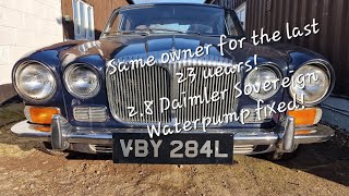Series 1 XJ 2.8 waterpump replaced!