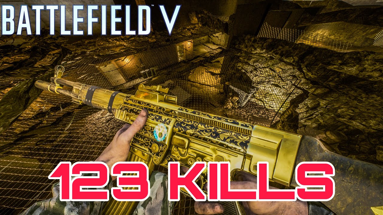 Battlefield V 123 Kills STG 44 Underground Conquest!