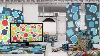 HP: Custom Wall Paper Printing by GH Imaging 1,783 views 6 years ago 1 minute, 53 seconds