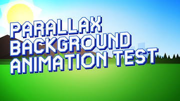 Parallax Background Animation Test