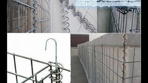wire spiral/spring machine for gabion box