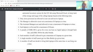Excel Assignment question 2