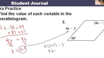 Chapter 7 2 Properties of Parallelograms